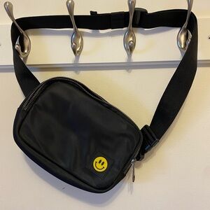 The Little Milk Bar crossbody belt bag limited edition smiley face